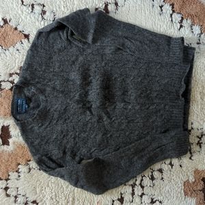 Line of Trade Wool  Cable Knit Fisherman Sweater